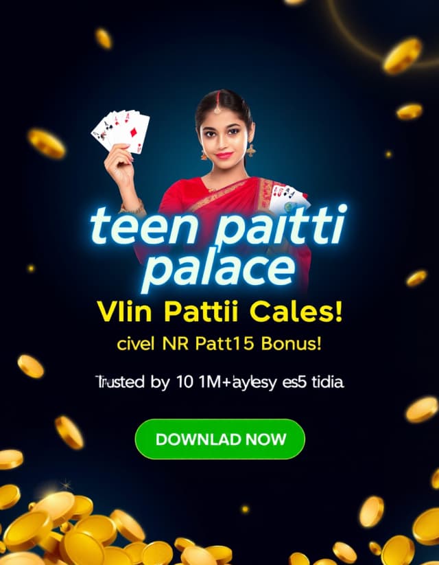 Teen Patti Palace Banner