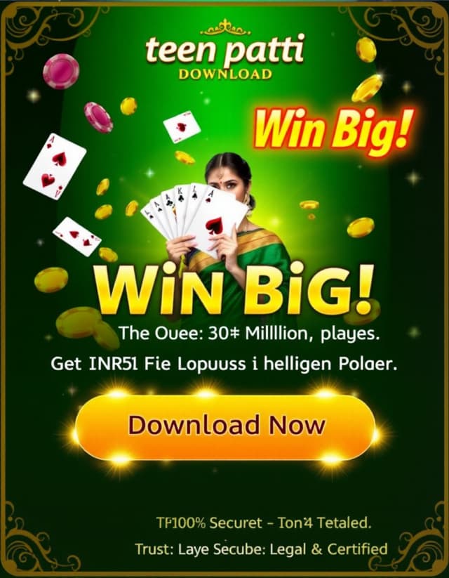 Teen Patti Download Banner